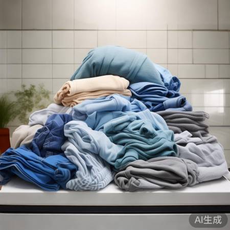 均匀分布衣物，防洗衣机不平衡