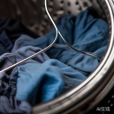 转动洗衣筒，查钢丝弹性