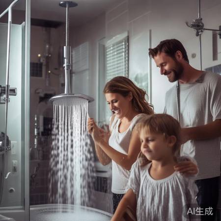 回水系统，热水速达，洗澡无忧。