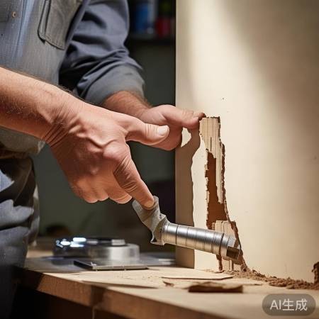 油烟机开孔，边缘打磨，确保匹配