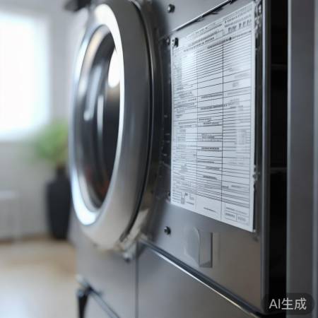 洗衣铭牌，参数详查