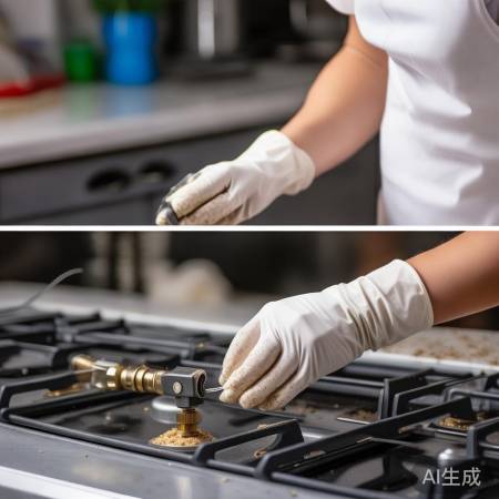 燃气灶气嘴清理步骤