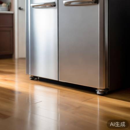 冰箱平稳摆放，远离墙壁，减少噪