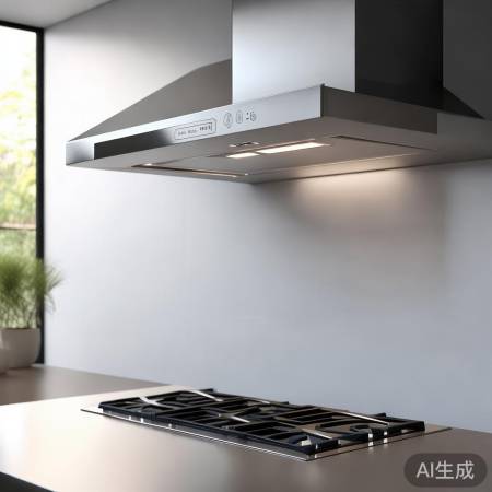 侧吸小巧,操作便捷,触摸式开关