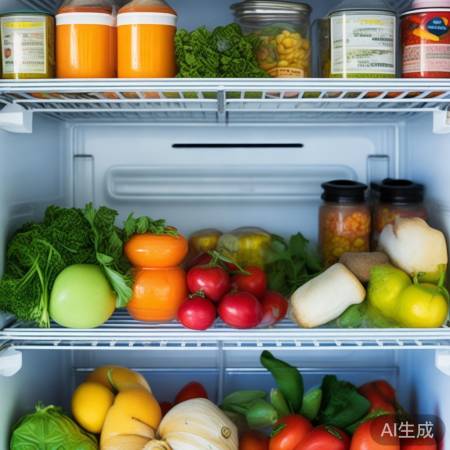 冰箱食物整齐放，保鲜又防污染。