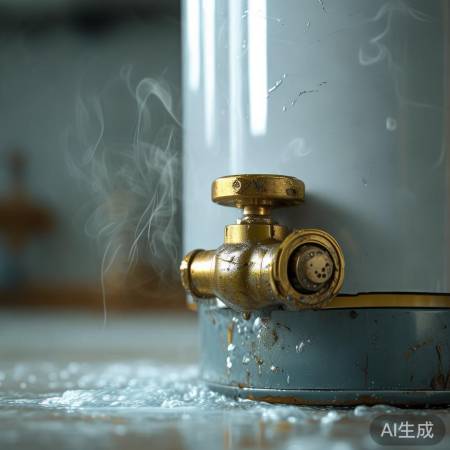 热水器进水阀故障，水流转不畅。