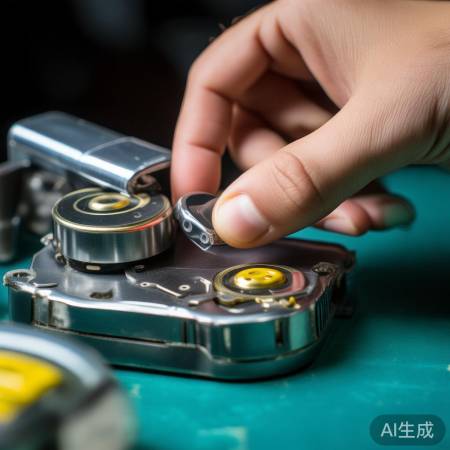 正确装5号电池，标记正极防错位