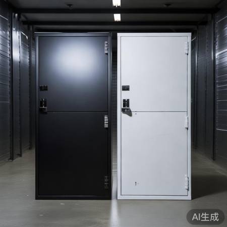 灰色保险柜耐划痕，粗心者宜选。