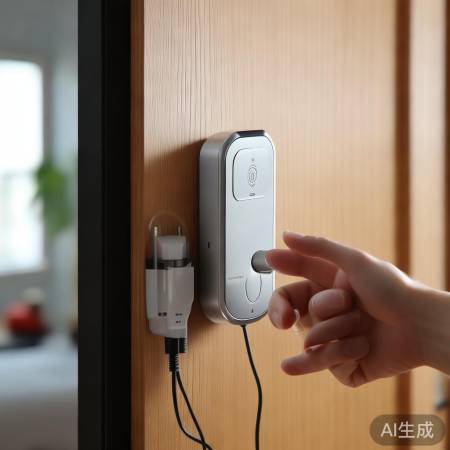 电池不足,指纹锁失效,换电即解