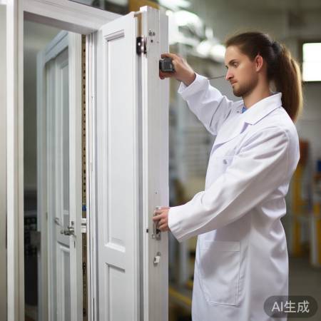 安装套件,紧贴门框,螺丝固定。