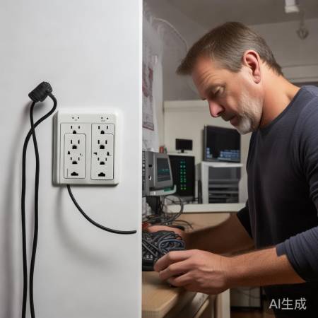 电源插座、线定期检查,安全无忧