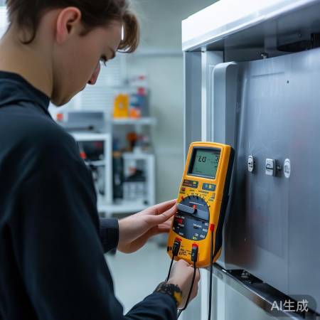 用万用表测消毒柜电阻，操作简单