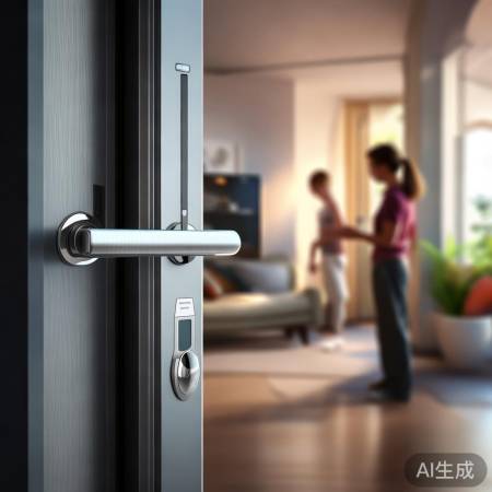 华为指纹锁，智能安全，出行无忧