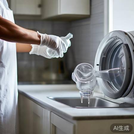白醋洗洗衣机，安全防护记心间。