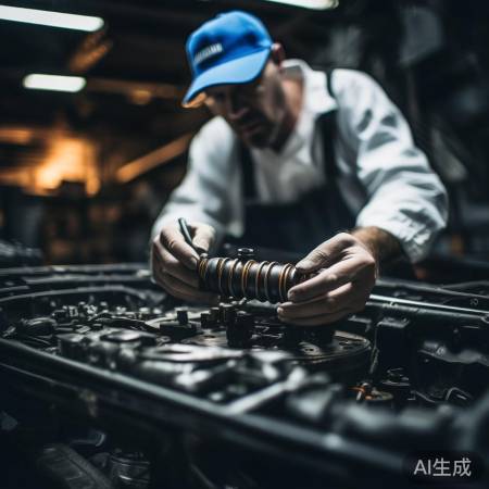 “点火针磨损或错位需检查与更换