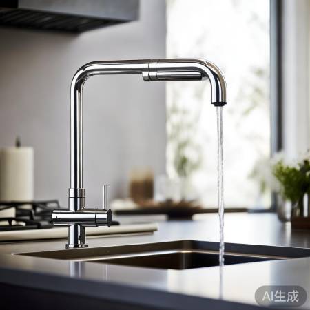 折叠水龙头，节省空间，厨房更整
