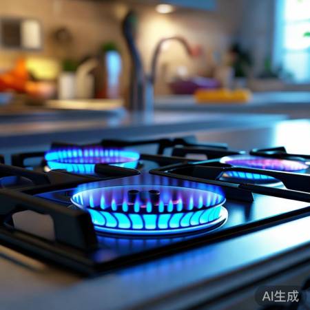 美的燃气灶双灶，火力灵活，烹饪