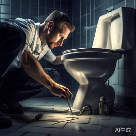 马桶水管堵塞,按键失灵,需清理