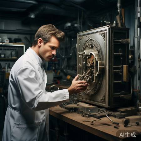 保险柜锁具损坏，修复或丢弃。