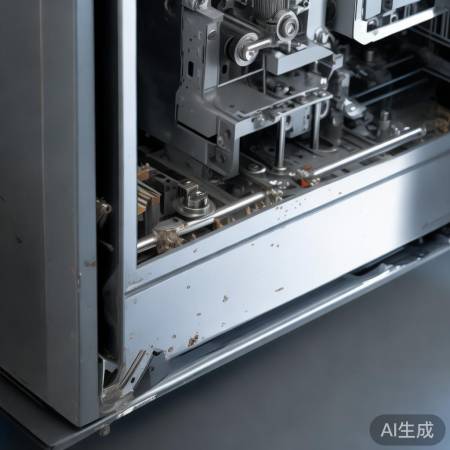 拆门螺丝/卡扣，探视消毒柜内部