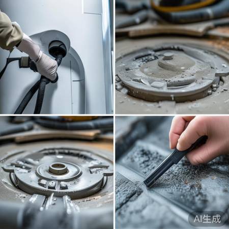 清洁缝隙,确保美缝剂粘附