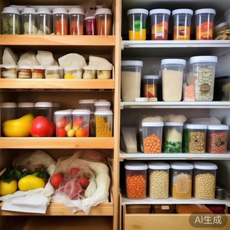 食物储存，避免变质，合理分类。