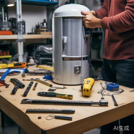 安装米电热水器，工具备齐全。