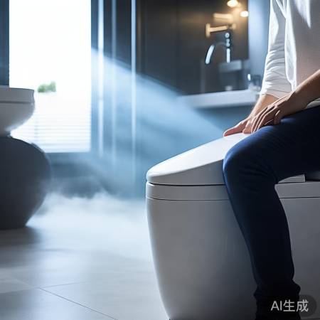 智能马桶自动除臭，卫生间清新如