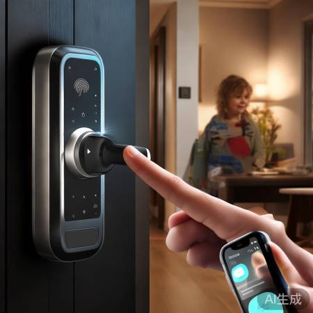 指纹锁，老人小孩福音，远程控制