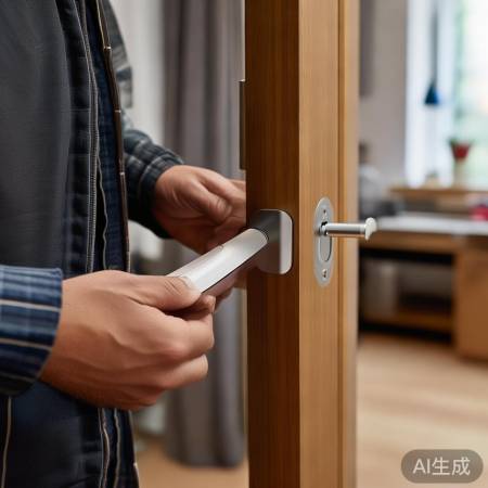 “和乐智能锁，人性化设计，安装