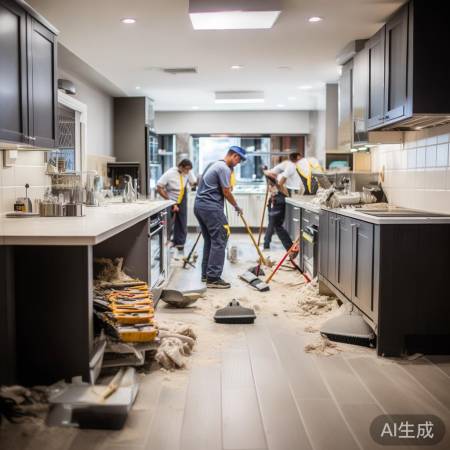 “安装完毕，清场整理！”