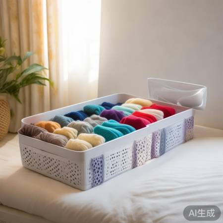 新型袜子收纳盒，防菌防变形。