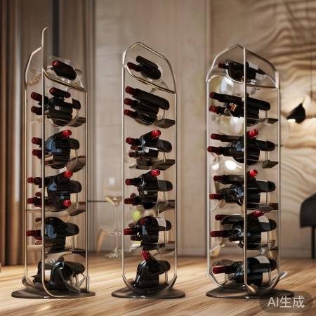 简约线条酒具，红酒优雅之选