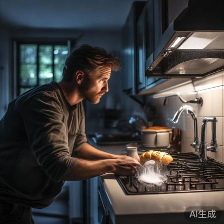 燃气泄漏隐患大，肥皂水查漏及时