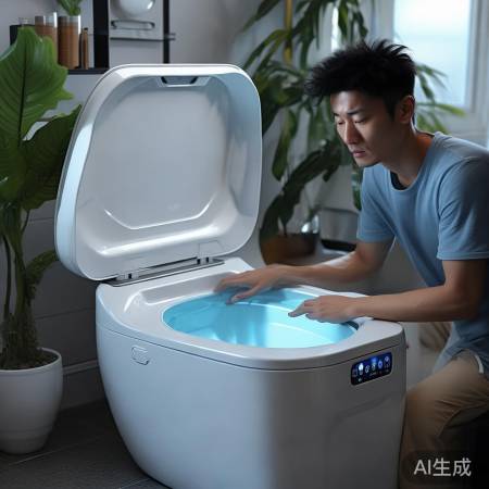 智能马桶翻盖关不了,怎么办?