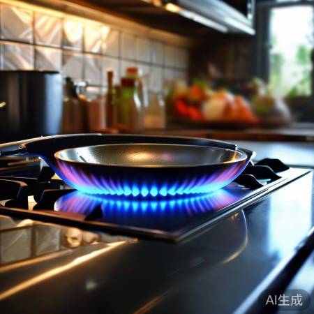 燃气集成灶火力大,烹饪效率高,