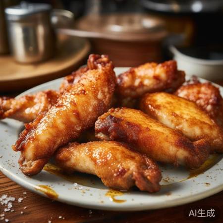 香煎鸡翅，外酥里嫩