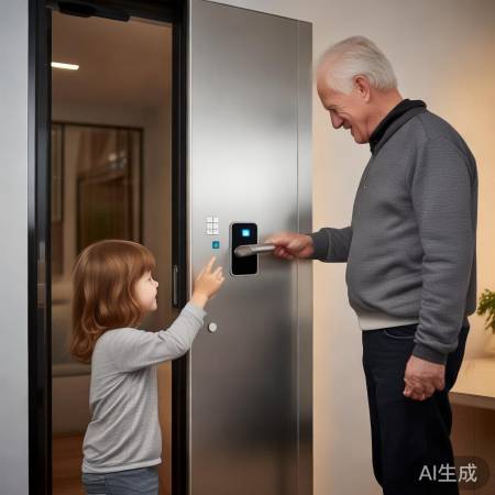 “施恩智能锁，便捷多解锁，老人