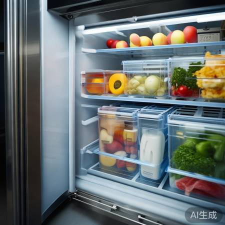 冰箱整理,分类存放,利制冷。