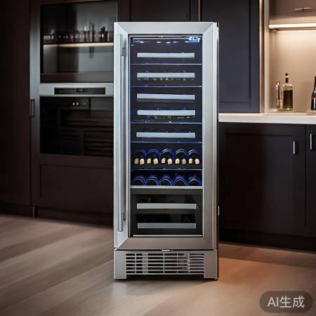 通风红酒柜,空气流通防冷凝。
