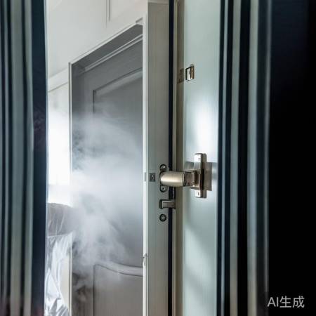 海棠指纹锁消毒上门，安全可靠感