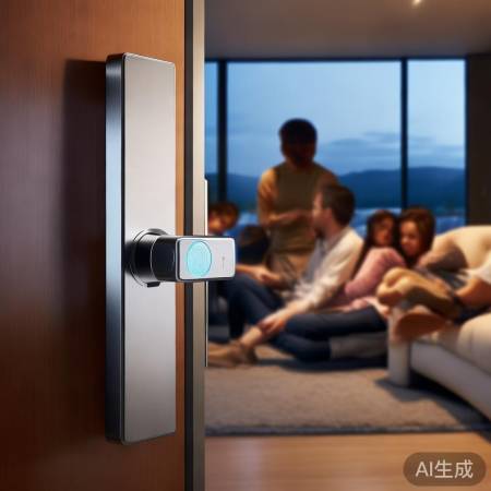 海棠指纹锁，便捷生活新选择。