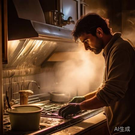 巧用热水洗洁精,轻松洁油烟机