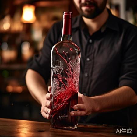 轻轻摇酒瓶,酒液与空气交融