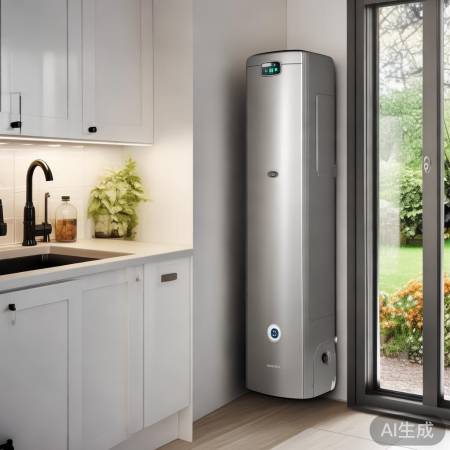 热水器靠近水源，省水管，降压损