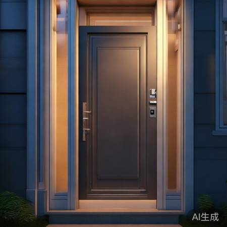 保障家庭安全，正确使用防盗门。