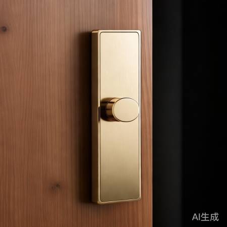 指纹锁质感强，简约高档。