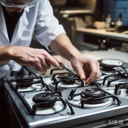 拆卸燃气灶核心，技巧拆灶头。