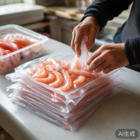 虾子保鲜小窍门:保鲜袋挤空冷冻