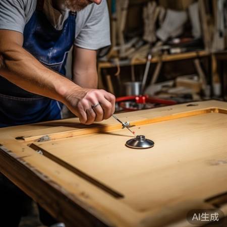 安装新按钮,螺丝拧紧勿过力